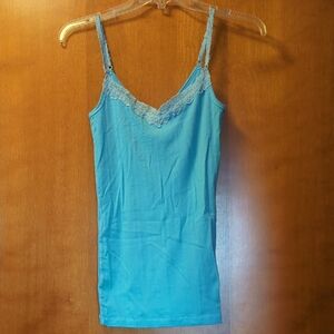 Gilly Hicks Turquoise Lace Cami